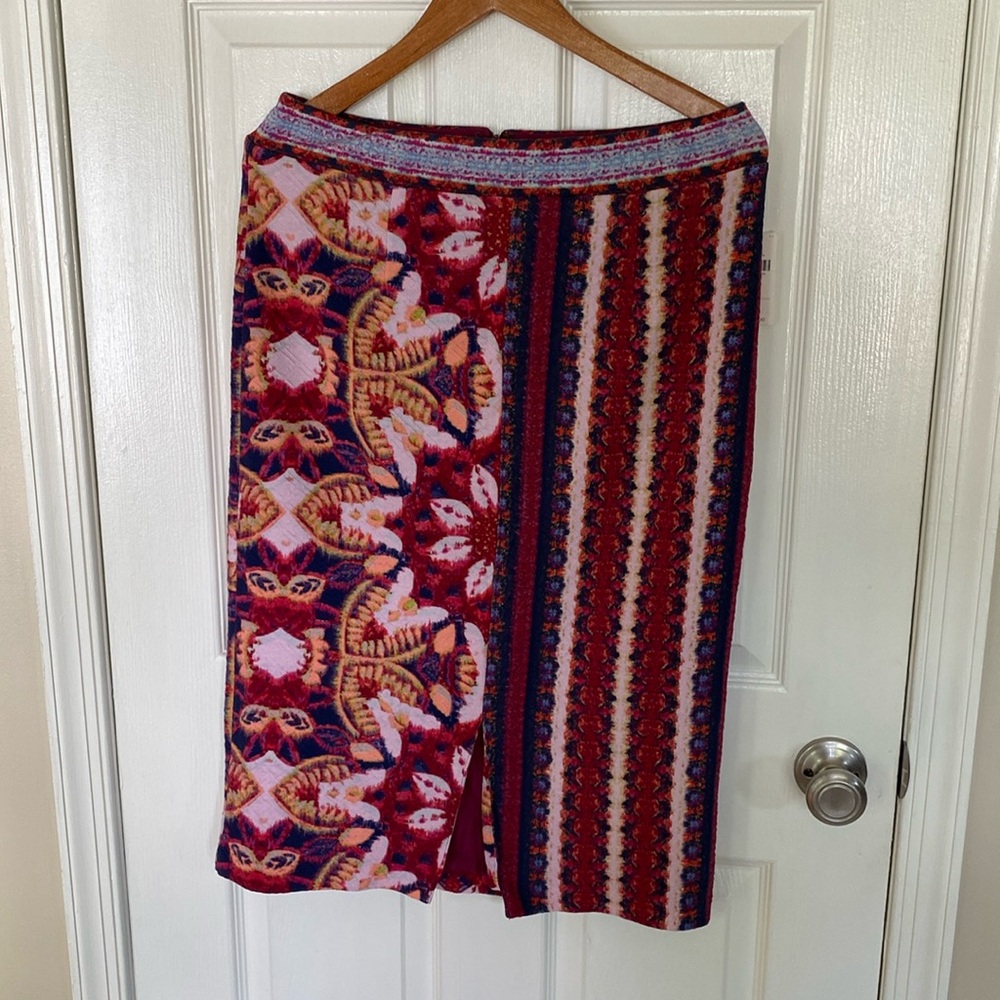 Mauve Anthropologie a-line Skirt new WT Large